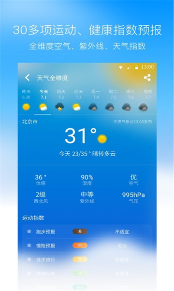 奈斯天气精简版截图1