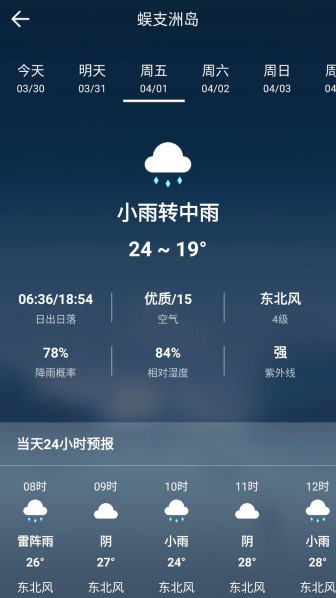 知趣天气手机版截图2